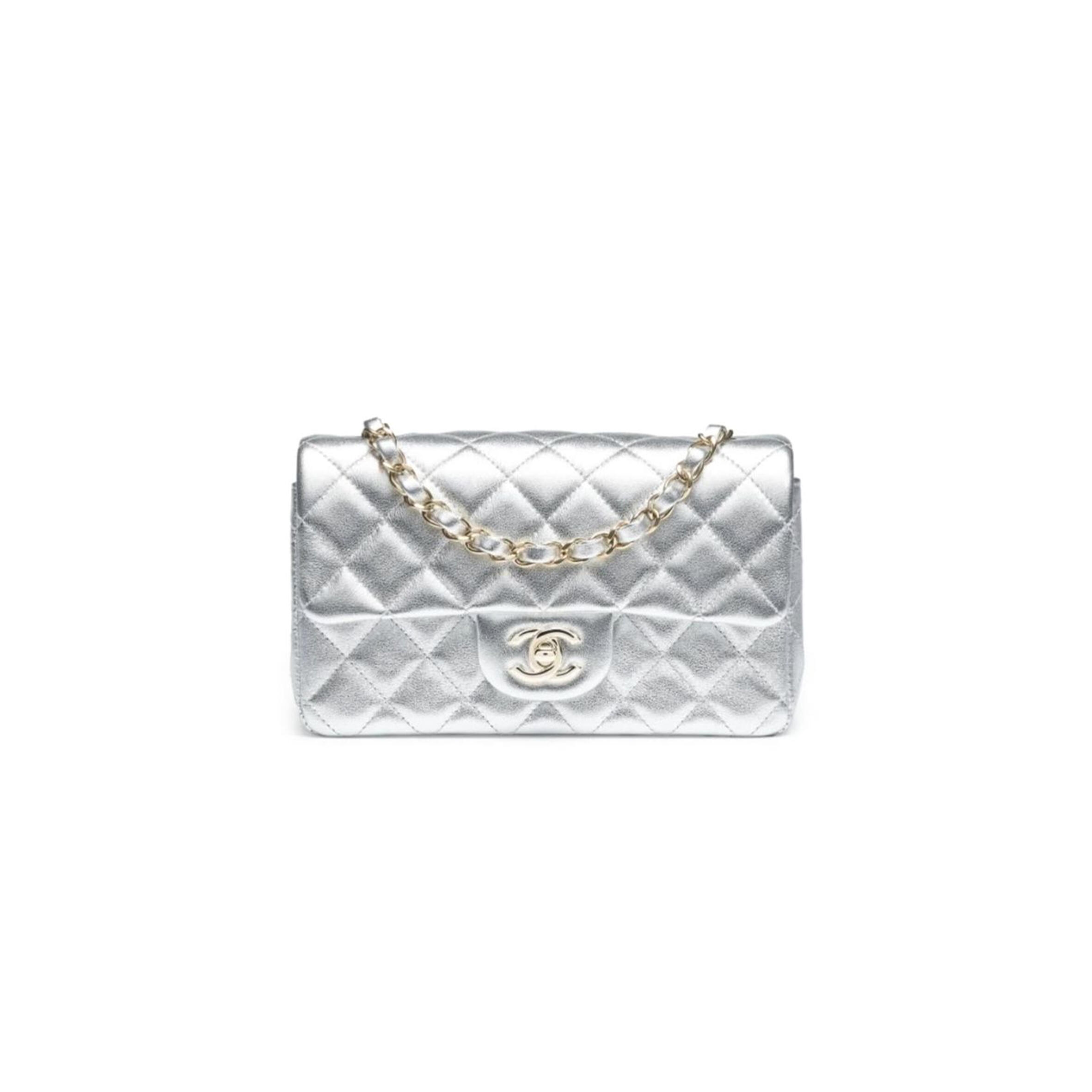 CHANEL MINI RECTANGULAR CLASSIC FLAP BAG (20*13*7cm)